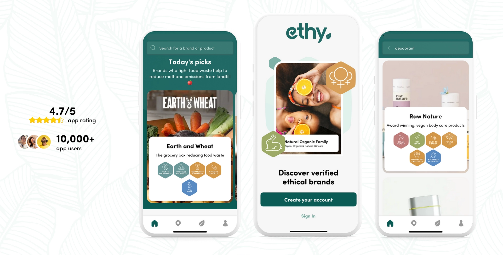 Increase your reach and connect with conscious consumers through ethy’s top-rated apps and website.